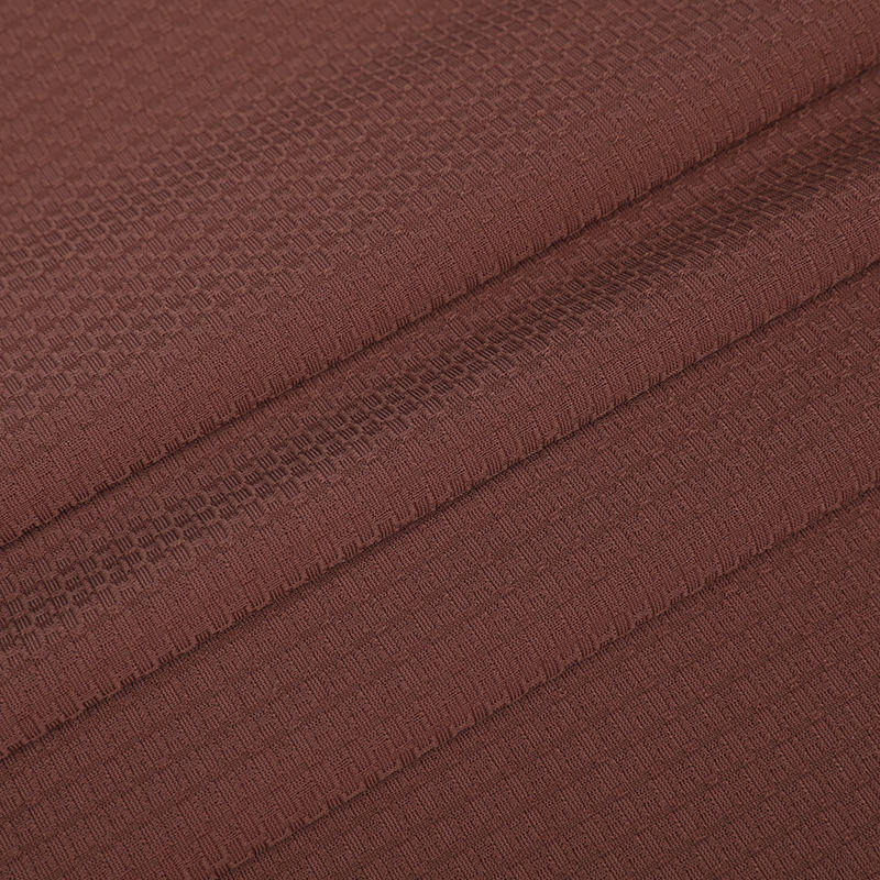 APJ1085 Warp kötött Brocade Jacquard Gyorsan szárító alkalmi ruhadarab szövet