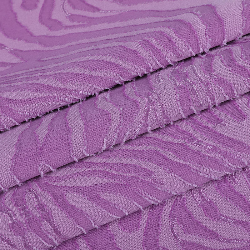 Bpj1919 poliészter ammónia moire vágott fonal jacquard pólószövet